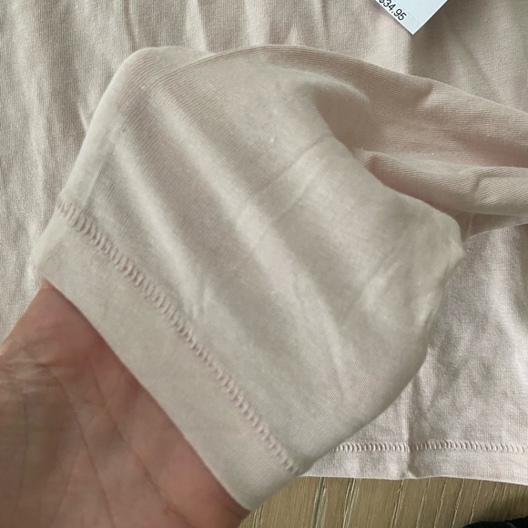 NWT Gap feather mock turtleneck soft pink M - Picture 4 of 4